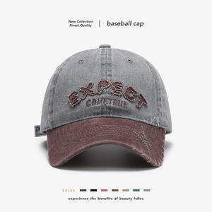 رقعة حروف مطرزة الدنيم مشبك معدني عبر الحدود تصميم جوكر الرجعية للجنسين قبعة السفر المشتركة بالجملة - Product Image 2