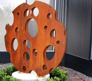 Nghệ thuật hiện đại kim loại sân vườn nghệ thuật Corten thép nghệ thuật điêu khắc