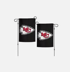 KANSAS CITY CHIEFS DOUBLE SIDED GARDEN FLAG YARD BANNER NFL LICENSED