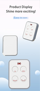 Transmisor inalámbrico recargable tipo C, control remoto de Frecuencia múltiple, 4 teclas, 2245 MHz, código duplicador, 433, - Product Image 5