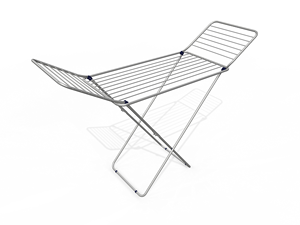 Porte-vêtements pliable en forme d'aile, support métallique domestique à forte capacité de charge, séchoir à serviettes grande surface de séchage – Vente chaude - Product Image 1