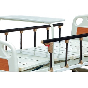 Centro de salud, cama de paciente de clínica de hospital naranja, cama de paciente de control eléctrico de tres funciones - Product Image 3