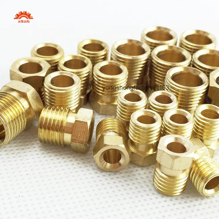 Compression Bushing Ferrule Fittings Straight Fittings Connectors Machine Tool Lubrication Pipe Fittings PA