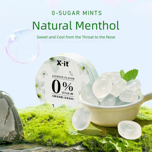 Factory Direct X-it Pastilles <span class=keywords><strong>pour</strong></span> <span class=keywords><strong>la</strong></span> <span class=keywords><strong>gorge</strong></span> rafraîchissantes sans sucre Saveur de jasmin Bonbons durs 45g Bonbons à <span class=keywords><strong>la</strong></span> <span class=keywords><strong>menthe</strong></span> - Product Image 3