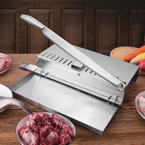 Cortadora Manual de Huesos 2024, Cuchillo de Acero Inoxidable para Cortar Costillas, Cortadora Industrial de Carne Congelada - Product Image 6