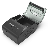 Printer tanda terima termal portabel, dengan cetak kecepatan tinggi antarmuka USB Bluetooth untuk restoran Supermarket penjualan ritel