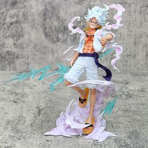 23cm de bonne qualité One Pieces Nica Gear 5 debout sourire <span class=keywords><strong>Luffy</strong></span> dessin animé modèle jouet PVC Figure couleur boîte paquet - Product Image 2