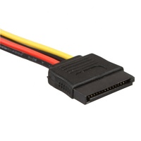 Para SATA 15P a 4Pin Molex PVC Cable de alimentación IDE para SATA 15P Disponibilidad en stock
