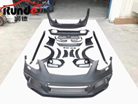 Kit de carrosserie en résine Runde pour Porsche PANAMERA 971 modifier TechArt ensemble de pare-chocs avant de Style large jupes latérales de pare-chocs arrière