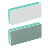 Bloc de polissage rectangulaire double face en coton pour le nettoyage et la décontamination des surfaces, outil pour le nail art et le verre d'aquarium