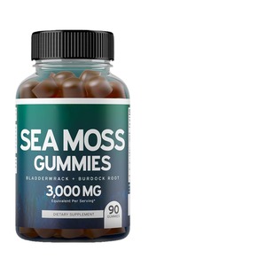 Gummies de mousse de mer Mousse de mer irlandaise avancée avec racine de bardane Superfood Suppléments de mousse de mer Pilule Gummy /Capsule - Product Image 5