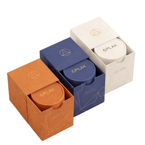 Nouvelle boîte à bougies PLD 2026 au design personnalisé, en carton rigide, avec tiroir, boîtes <span class=keywords><strong>d</strong></span>'allumettes et gaufrage, pour 3 bougies avec insert en mousse - Product Image 3