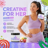 OEM ODM AegleWell Lychee Lemon Poudre de créatine pour femmes GMP Soutient la maintenance musculaire et l'équilibre d'hydratation