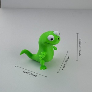 Linda figurita de lagarto verde-Adorable diseño impreso en 3D - Product Image 3