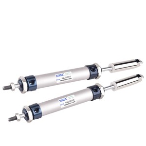 กระบอกลมขนาดเล็ก XINDE รุ่น MALJ20X75-50 แบบแม่เหล็กปรับระยะชักได้ แบบสองทาง ตัวกระบอกเหล็ก - Product Image 1