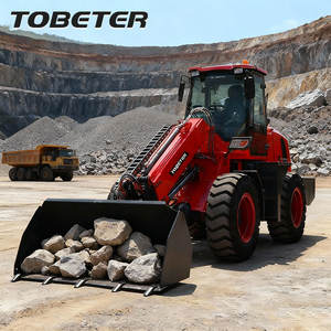 Mini chargeuse sur pneus télescopique de qualité professionnelle TOBETER TL2000 pour la rénovation de bâtiments historiques Chargeur de nettoyage de débris - Product Image 4