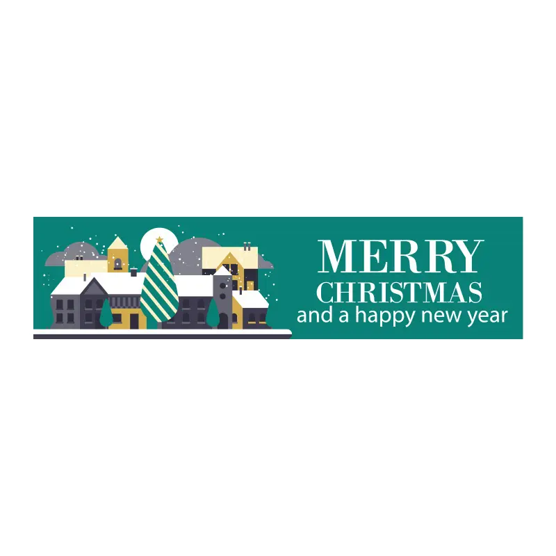 Hot Sales Cheap High Quality Vivid Color 100D Polyester Any Design Campaign Christmas Halloween New Year Door Banner