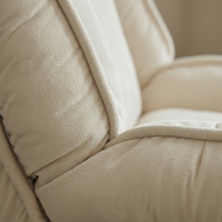 Fauteuil de salon rembourré en éponge, fauteuil d'appoint moderne de luxe, fauteuil paresseux, mobilier d'intérieur, chaise en velours doux pour balcon