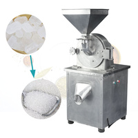Mini-Mehlmühle getrocknete Moringa-Blätter Mahlen Nagel Zinnelmühle Kardamom Gewürzpulvermaschine