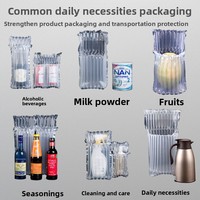 Sac gonflable YISHI durable à 9 couches PA/PE pour la protection des bouteilles de vin, emballage tampon pour le transport de verrerie fragile