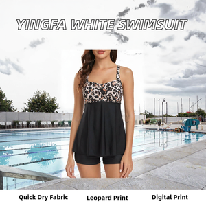 Nouveau Maillot de Bain Une Pièce Imprimé avec Peplum pour Femme et Adolescente – Vente en Gros, Conception Personnalisée OEM, Respirant, Prix Abordable - Product Image 2