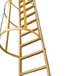 Escaliers de plate-forme d'échelle de cage d'échelle de piscine de FRP Résine insaturée et échelles d'étape de fibre de verre sans alcali - Product Image 1