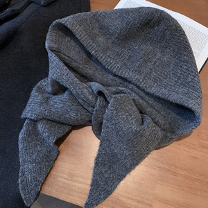 Vente en gros d'écharpe à capuche tricotée d'hiver Chapeau d'hiver à capuche en polaire Cache-cou pour l'extérieur <span class=keywords><strong>Cagoule</strong></span> de ski en polaire coupe-vent - Product Image 2