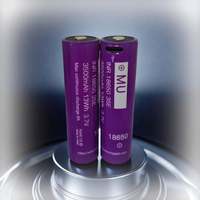 Batería de Litio MU INR18650-35E 18650 de 3500mAh 3.7V Recargable con Puerto Tipo-C Opcional para Linterna y Banco de Energía