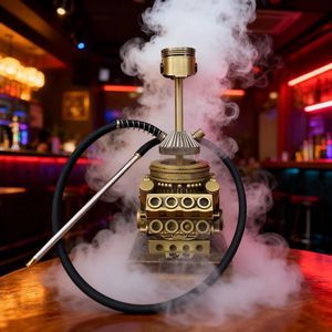 Chicha créative en forme de moteur V8, en résine, style mécanique, pour salon, bar, restaurant, café - Product Image 6