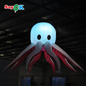 Décoration suspendue géante en forme de pieuvre gonflable à LED pour la décoration de scène de <span class=keywords><strong>club</strong></span>, de parc <span class=keywords><strong>marin</strong></span> - Product Image 6