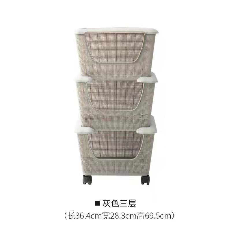 Versión con ruedas gris de 3 capas