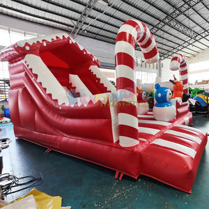 Castillo inflable comercial de Navidad con tobogán, castillo hinchable para niños al aire libre, combo de brincolín. - Product Image 2