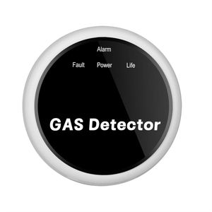 Détecteur de fuite de gaz intelligent 433 MHz à prix d'usine, compatible avec panneau d'alarme et vanne d'arrêt de gaz - Product Image 1