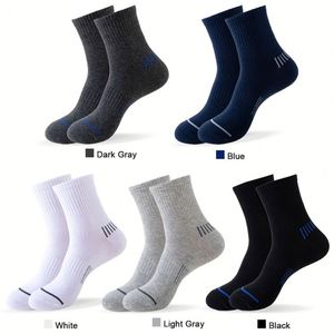 Hommes Garçons Sports Cheville Chaussettes Extérieur Solide Couleur Noir Coton Respirant Running Cyclisme Compression Chaussettes - Product Image 3