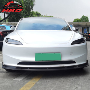 เหมาะสำหรับ Tesla Model 3 ปี 2024-2026 ชุดแต่งกันชนหน้าสไตล์ IKON สีดำด้าน - Product Image 2