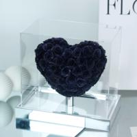 Lovebay Saint Valentin Cadeau Enchanted Infinity Forever Roses Préservées Coeur Rose éternelle Fleur préservée dans des boîtes en acrylique