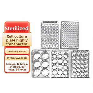 แผ่นเพาะเลี้ยงเซลล์ปลอดเชื้อ STEEMA แบบ 6, 12, 24, 48, <span class=keywords><strong>96</strong></span> หลุม แผ่นเพาะเลี้ยงเซลล์แบบยึดเกาะ TC ปราศจากเอนไซม์ ปราศจากสารก่อไข้ ไม่มีสารก่อพิษ ไม่มีวัสดุตกค้าง แบบไม่มีฐาน - Product Image 2