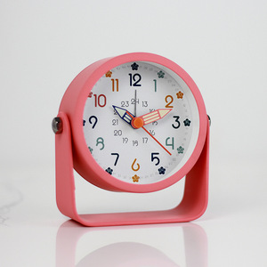 Reloj Despertador Metálico de Diseño Silencioso con Movimiento de Segundero Continuo para Escritorio de Estudiantes, Reloj de Cuarzo Simple, Dropshipping Shopify - Product Image 6