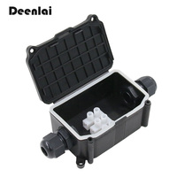 Boîte de jonction électrique extérieure étanche IP66 FSH110 en PP, boîtier résistant à l'eau avec couvercle à charnières
