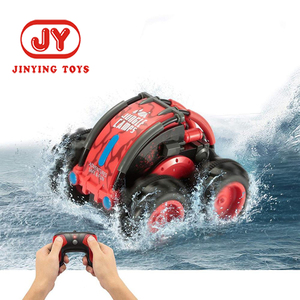 Bajo MOQ 2020 agua <span class=keywords><strong>tierra</strong></span> impermeable coche anfibio juguete truco Radio RC coche de Control remoto para los niños - Product Image 1