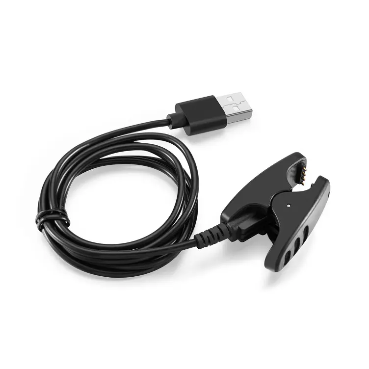 Cabo de carregador com clipe USB de 1M para AMBIT1 2 3 Runpeak Cabo de dados de doca de carregamento USB