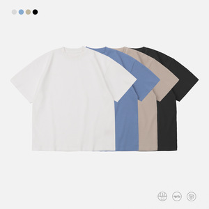 T-shirt Sportiva Minimalista Serie 26SS in Tessuto Waffle Traspirante ad Asciugatura Rapida, Vestibilità Ampia, Casual, Tinta Unita, Manica Corta - Product Image 2