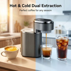 <span class=keywords><strong>Cafetera</strong></span> Espresso Portátil Pequeña, Automática, de Extracción Dual Fría y Caliente, Compacta para Espacios Pequeños y Uso <span class=keywords><strong>en</strong></span> Hoteles - Product Image 3