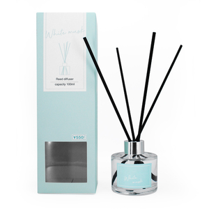 IKEDA Wholesale Luxury Design Air Freshener Scented Fragrance oil Reed Diffuser with Diffuser Glass Bottle