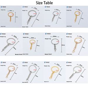 แหวนพวงกุญแจแยกแบนแบบสกรูรอบดวงตาทำด้วยโลหะแบบทำมือ - Product Image 3