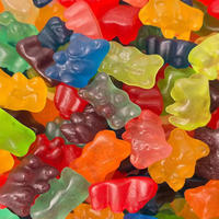Fabrieksgroothandel fruitvormige gummy snoepjes gemengde fruitsmaak Halal snoepgoed Private Label OEM ODM