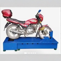 Dynamomètre de châssis de moto de bureau à entraînement moteur, dynamomètre à courant de Foucault