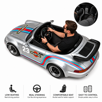 Kart Eléctrico de 72V 2500W, Estilo Retro Deportivo Go 911, para Adultos, para Alquiler en Parques de Diversiones