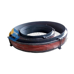 Compensateur flexible non métallique pour cheminée, joint de dilatation flexible pour tuyaux d'échappement avec anneau de protection - Product Image 1