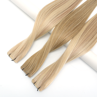 Vente en gros usine : Extensions de cheveux humains vierges russes bruts, Tissages invisibles Genius Wefts, Cheveux à cuticules alignées pour salon